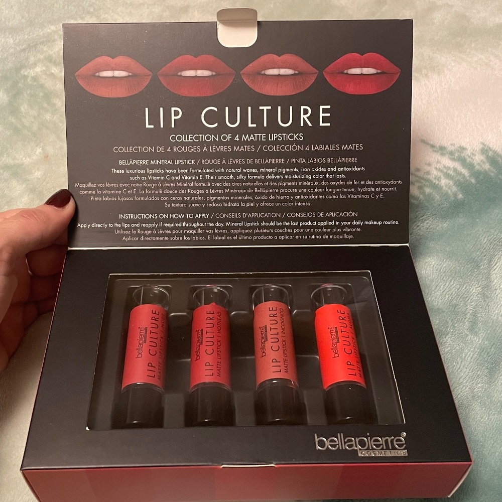 💄Bellapierre Cosmetics Lip Culture Collection (4 Matte Lipsticks) 💋